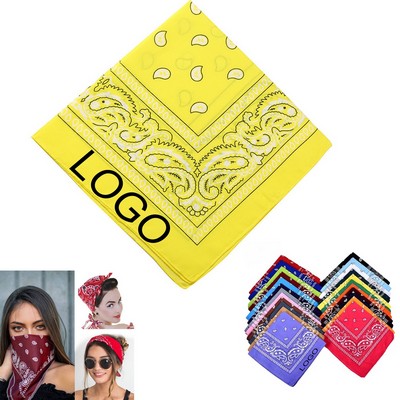 22"x22" Polyester bandana