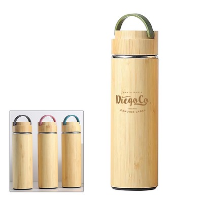 Bamboo Vacuum Insulated Bottle