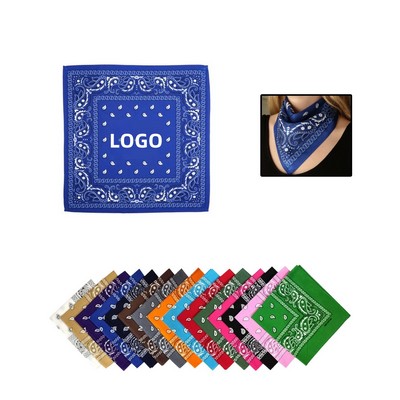 Polyester Full Color Square Bandanas