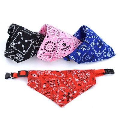 Dog Bandana with Adjustable Buckle