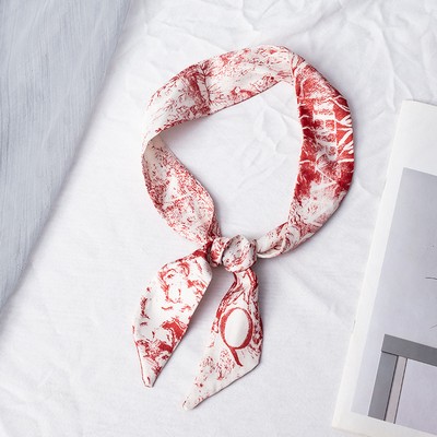 35" x 2" Full Custom Neckerchief Long Hair Ribbon Scarf Hairband Handbag Wrap Scarf Neck Tie #36