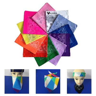 Cotton Material Square Bandana