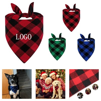 Christmas Pet Dog Bib Scarf