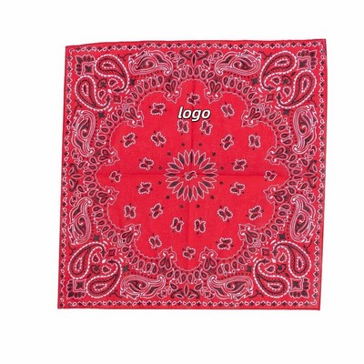 Cotton Print Dog Bandana Triangle Scarf Assorted Paisley