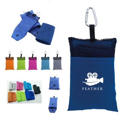 Ice Towel Set With Mountain Buckle For Quick Drying