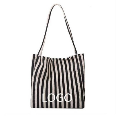 Striped Crossbody Bag